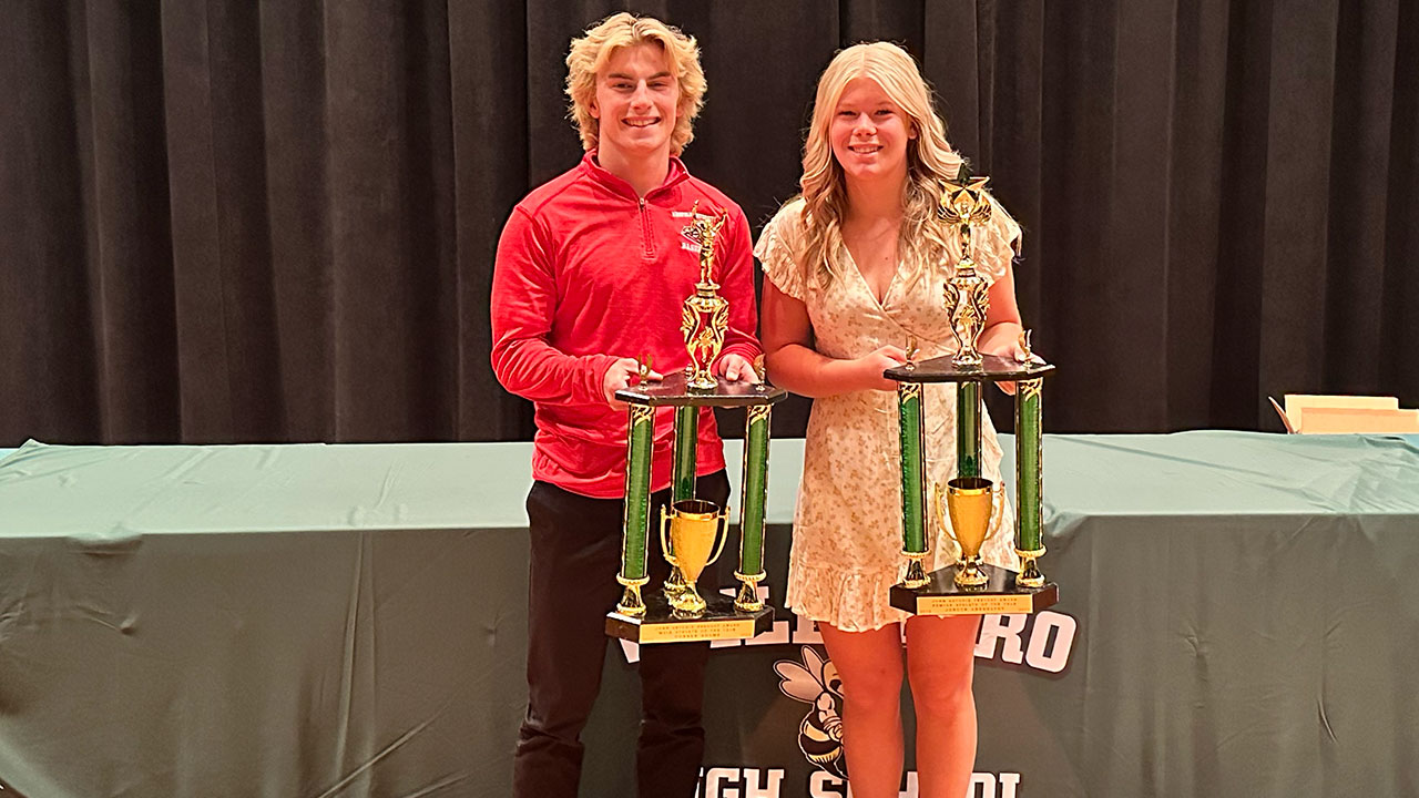 Adams, Abernathy Named Wellsboro Athletes of the Year