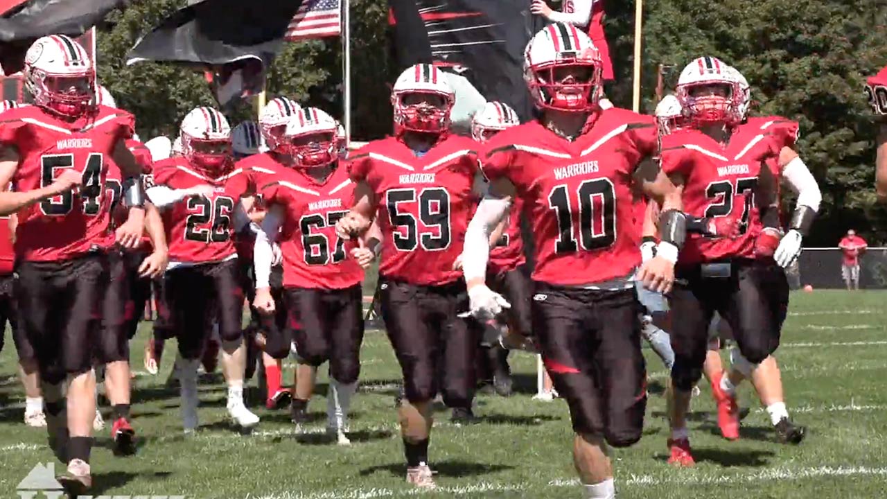 Canton Warriors shutout Black Knights, 40-0