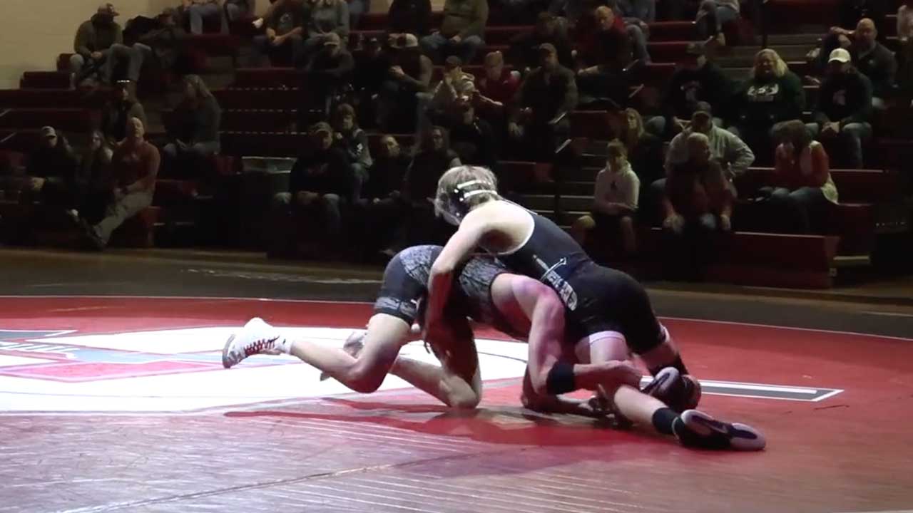 Canton wrestling wins first round of D4 playoffs over Hughesville